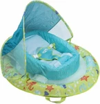 Swimways Infant Baby Spring Float With Adjustable Sun Canopy - Multicolor. Fixed Price $39.99.