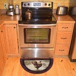 Cozy Cabin Mayberry Rugs Kitchen Rug 19"x31" Wedge Tall Rooster. Fixed Price $58.65.