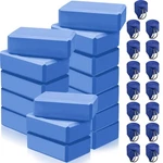 Wettarn 30 Pack Yoga Block And Strap Set 15 Pcs Non-slip Blocks With .... Fixed Price $121.19.