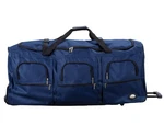 40-inch Navy Rolling Duffel Bag For Travel, Gym, And Sports Gear. Fixed Price $62.78.
