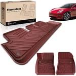 Yhtauto Floor Mats Compatible With Tesla Model 3 2017-2020, Tpe Liners .... Fixed Price $148.00.