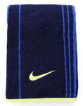 Nike Jacquard Towel Large Sport Midnight Navy/game Royal/venom Green. Fixed Price $15.25.