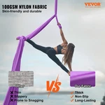Aerial Silk & Yoga Swing, 8.7 Yards, Purple. Fixed Price $82.29.