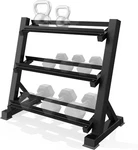 Zlinke 3-tier Dumbbell Rack Multilevel Weight Storage Organizer For Home Gym, We. Fixed Price $154.22.