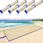Qunclay 4 Packs Straw Beach Mat Waterproof Non Slip Foldable Lightw.... Fixed Price $50.11.