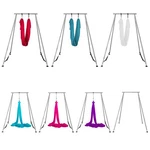 Aerial Stand Yoga Trapeze Frame Swing Bar Hammock W/aerial Silk Home. Fixed Price $289.99.