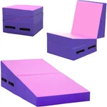 Gymnastics Mat Incline Indoor/outdoor Tumbling Mats Yoga For Home Gym Foldin. Fixed Price $141.99.