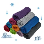 Awowz 10 Pack Cooling Towels, Soft Breathable Sweat Ice Pack, Assorted. Fixed Price $11.94.
