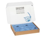 Pig Water Absorbent Mat Reusable 10 Pack 15" W X 19" L Blue And Black.... Fixed Price $54.23.