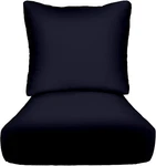 Rsh D Cor Outdoor Deep Seating Cushion Set, Navy Blue Solid Select Size. Fixed Price $159.96.