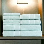Luzia 8 Piece Bathroom Towel Set - 100% Turkish Cotton, Premium Quality 2 B.... Fixed Price $89.56.
