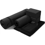 Balancefrom Fitness Yoga Set W/ Mat, Stretch Strap & Knee Pad, Black (for Parts). Fixed Price $17.91.