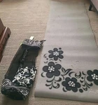 Vera Bradley Night & Day Yoga Workout Exercise Mat Bag Carrier Black Gray. Fixed Price $25.99.