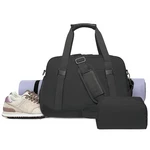 Sports Gym Bag For Women, Travel Duffle With Shoe Compartment & Wet Pocke.... Fixed Price $41.91.
