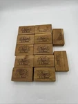 (12) Ll Bean Cedar Wood Blocks 1x3x2 Duck Outdoor Natural Cottagecore Vintage. Fixed Price $25.00.