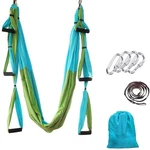 Ovyuzhen Aerial Yoga Hammock,ultra Strong Swings Set Sky Blue + Green. Fixed Price $59.45.