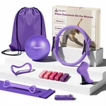 13 Piece Pilates Kit For Women, Home Ring And Ball Set With 5 Resista.... Fixed Price $35.03.