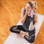 **lot Of 32** Yoga Mat Towel + 2 Hand Towels Set - Mission Strawberry Cream. Fixed Price $119.99.