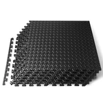 Squatz Thick Puzzle Exercise Mat Foam Interlocking Tiles Protect 6, Black. Fixed Price $54.99.