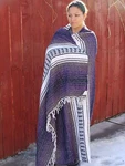 #11 Lavender Mexican Falsa Blanket Beach Picnic Yoga Open Road Throw Afghan Cove. Fixed Price $15.99.