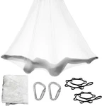 6.5 Yards Transparent Aerial Yoga Hammock,kit Inelastic Photography Art Perfor... Fixed Price $111.99.