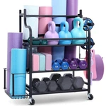 Vevor Yoga Mat Storage Rack, Home Gym Workout Equipment Organizer, Powder Coa.... Fixed Price $99.29.