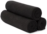 S&t Inc. Microfiber Gym Towels, Yoga Towel For Home 3 Pack, Honeycomb Black. Fixed Price $14.50.