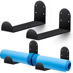 4 Pcs Yoga Mat Storage Rack Wall Mount Holder Exercise Hanger Foam Roller.... Fixed Price $37.04.