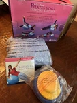 117 Wai Lana Pilates Yoga Exercise Ball Kit Blue (medium For 5'6"-6'0") W Dvd. Fixed Price $9.99.