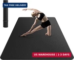 Hapbear Extra Large Yoga Mat - 72"x48"/78"x54", 1/4" & 1/3" Thick, Non-slip, Dur. Fixed Price $70.29.