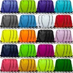60 Pieces Drawstring Backpack Bags Sports Sackpack Bulk Cinch Gym Bag For Women. Fixed Price $56.99.