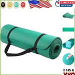 Versatile 1/2-inch Thick Exercise Yoga Mat With Extra Grip And Carrying Strap. Fixed Price $32.99.