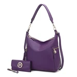 Mkf Collection Hobo Bag & Wristlet Wallet For Women, Vegan Leather Shoulder H.... Fixed Price $104.98.