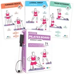 Flexies Pilates Board Workout Cards 71 Cards, Color Corded. Fixed Price $27.99.