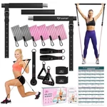 Pilates Bar Kit With Resistance Bands, Multifunctional Yoga .... Fixed Price $50.51.