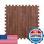 Incstores Premium Soft Wood Print Foam Flooring Tiles Interlocking. Fixed Price $206.74.