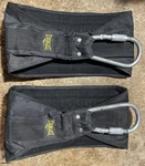 Everlast Heavy Duty Hanging Ab Straps Set Of 2 Black Weight Lifting Exercise. Fixed Price $45.00.