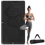 Large 76"x40"x0.4" Yoga Mat - Extra Width & Thick Non-slip Exercise Mat, Vers.... Fixed Price $100.10.