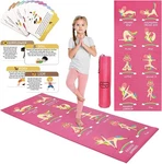 Unicorn Kids Yoga Mat Set -non-slip Exercise Mats With Fun Prints -12 Mindful.... Fixed Price $61.01.
