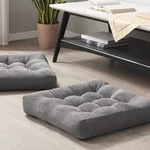 Meditation Floor Pillow Set Of 2, Square Large Pillows Seating For Adults, Tu.... Fixed Price $71.79.