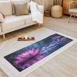 Pretty Yoga Mat Spiritual Lotus Flower Rubber Pilates Meditation Room. Fixed Price $79.99.