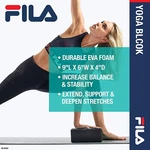 Fila Yoga Block (gray) - Core Fitness Balance/alignment/stability. Fixed Price $10.50.