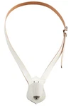 Jay-pee Single Strap White Leather Parade Flag Carrier Harness Adjustable. Fixed Price $95.39.