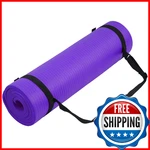 Fitvids 1/2" Thick High-density Foam Yoga Mat W/strap Purple. Fixed Price $29.03.