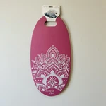Apana Luxe Yoga Knee Mat 11 1/2" X 22 5/8" Double Sided Thick Oval Pink. Fixed Price $9.99.