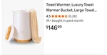 Keenray Towel Warmer Luxury Bucket Large Cl1 - White. Fixed Price $100.00.