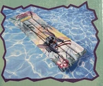 Nib Swimways Suntanner Stitch Inflatable Pool Float Multicolor 5.8ft Summer. Fixed Price $22.99.