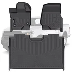 Floor Mats For Ford F150 2015-2025 Crew Cab Black Tpe 3pcs Viwik Compatible Full. Fixed Price $209.99.