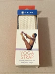 New Gaiam Yoga Strap Extend Your Reach 6' X 1.5" Natural/white. Fixed Price $8.76.