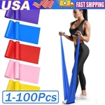 Yoga Stretch Resistance Bands Exercise Pilates Aerobic Gym Home Workout Lot. Fixed Price $41.64.